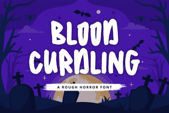 Blood Curdling Font: Where Cute Horror Meets Playful Design