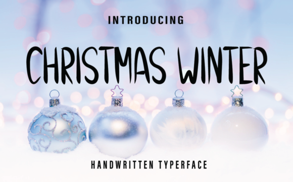 Christmas Winter Font: Bring Handwritten Charm to Every Creative Project