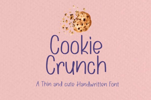 Cookie Crunch Font: A Handwritten Sans Serif That Brings Warmth to Digital Notes and Creative Projects