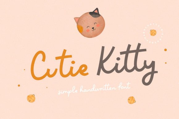 Cutie Kitty Font: A Playful Handwritten Typeface for Modern Design Projects