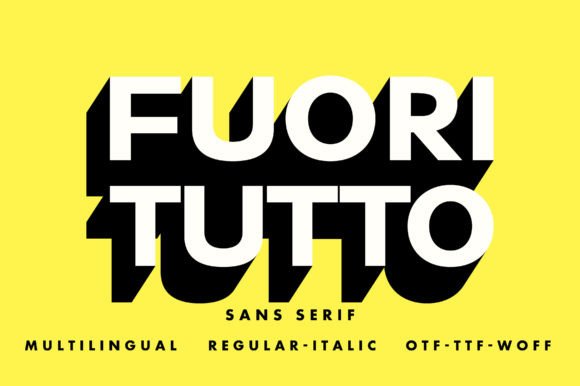 Fuori Tutto: Redefining Modern Typography