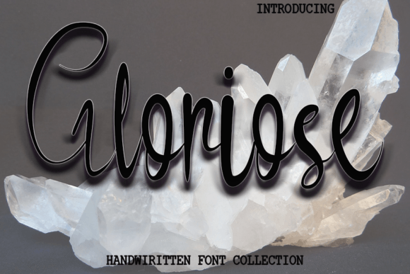 Gloriose Font: Handwritten Brush Type with Grit and Character