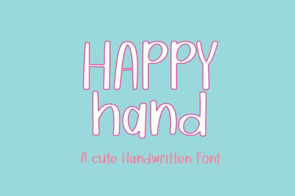 Happy Hand Font: Blending Neat Handwriting with Digital Precision