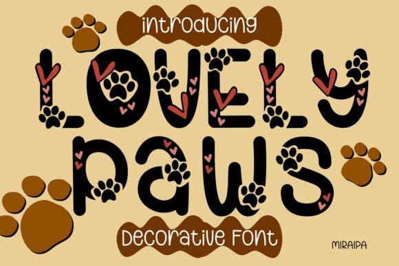 Lovely Paws Font: A Handwritten Gem for Designers