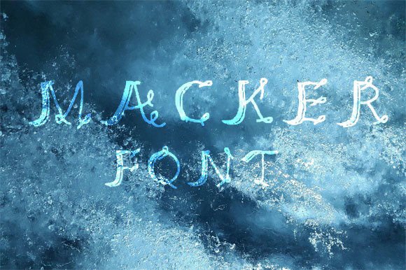 Macker Font: A Handwritten Typeface with Natural Character and Versatile Appeal