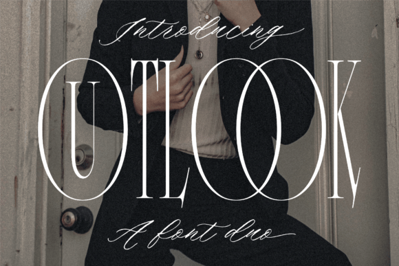 Outlook Font Duo: Where Timeless Serif Meets Flowing Script