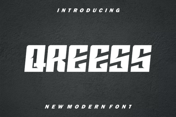 Qreess Font: A Modern Display Typeface Built for Visual Impact