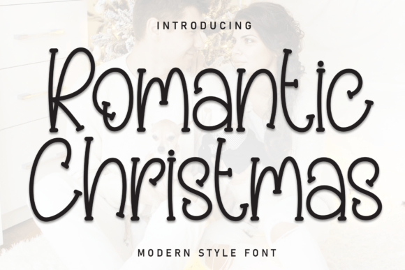 Romantic Christmas Font: A Handwritten Typeface for Warm and Playful Designs