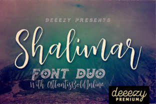 Shalimar Font Duo: Blending Grunge Brush Script with Bold Vintage Display Typography