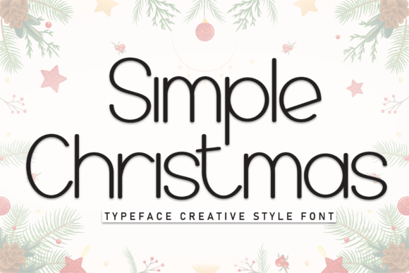 Simple Christmas Font