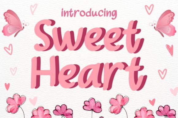 Sweet Heart Font: A Playful Script for Love-Inspired Design