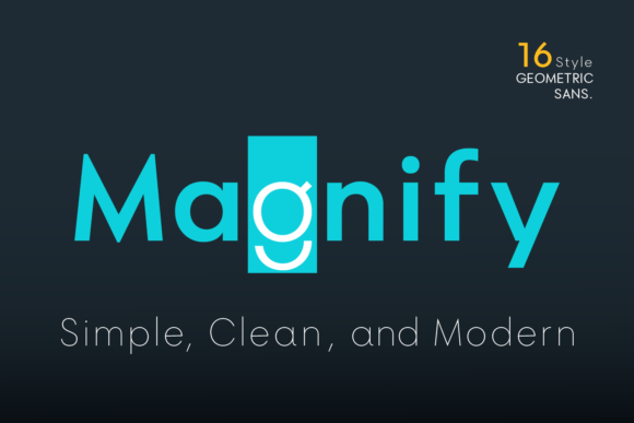 The Design Philosophy Behind Magnify Font: A Modern Geometric Sans Serif