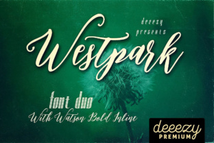 Westpark Script Font Duo: Blending Handdrawn Warmth with Inline Condensed Precision